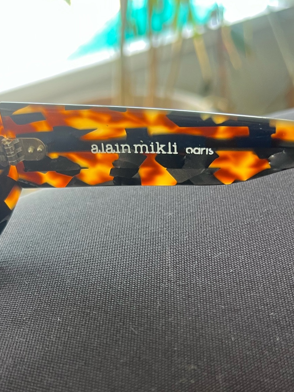 Vintage Alain Mikli Paris 0174 625 Mosaic Tortoise Sunglasses 90s Designer - Picture 7 of 8